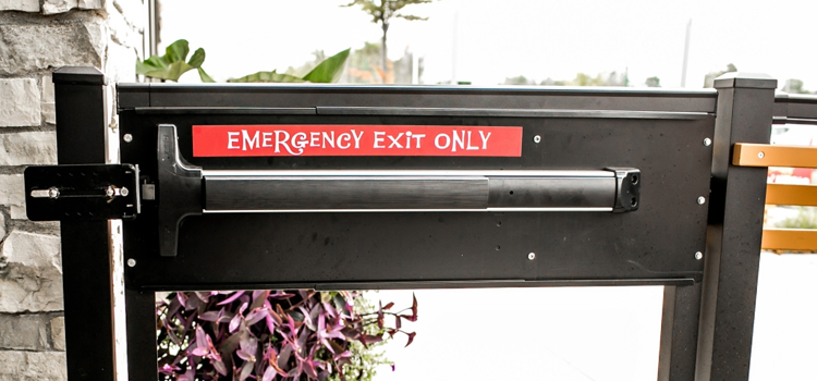 emergency push bar installation in Castroville
